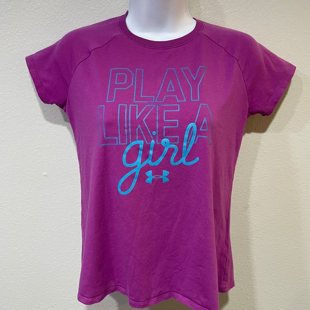 Under Armour HeatGear Loose Tee Shirt Girl’s YLG